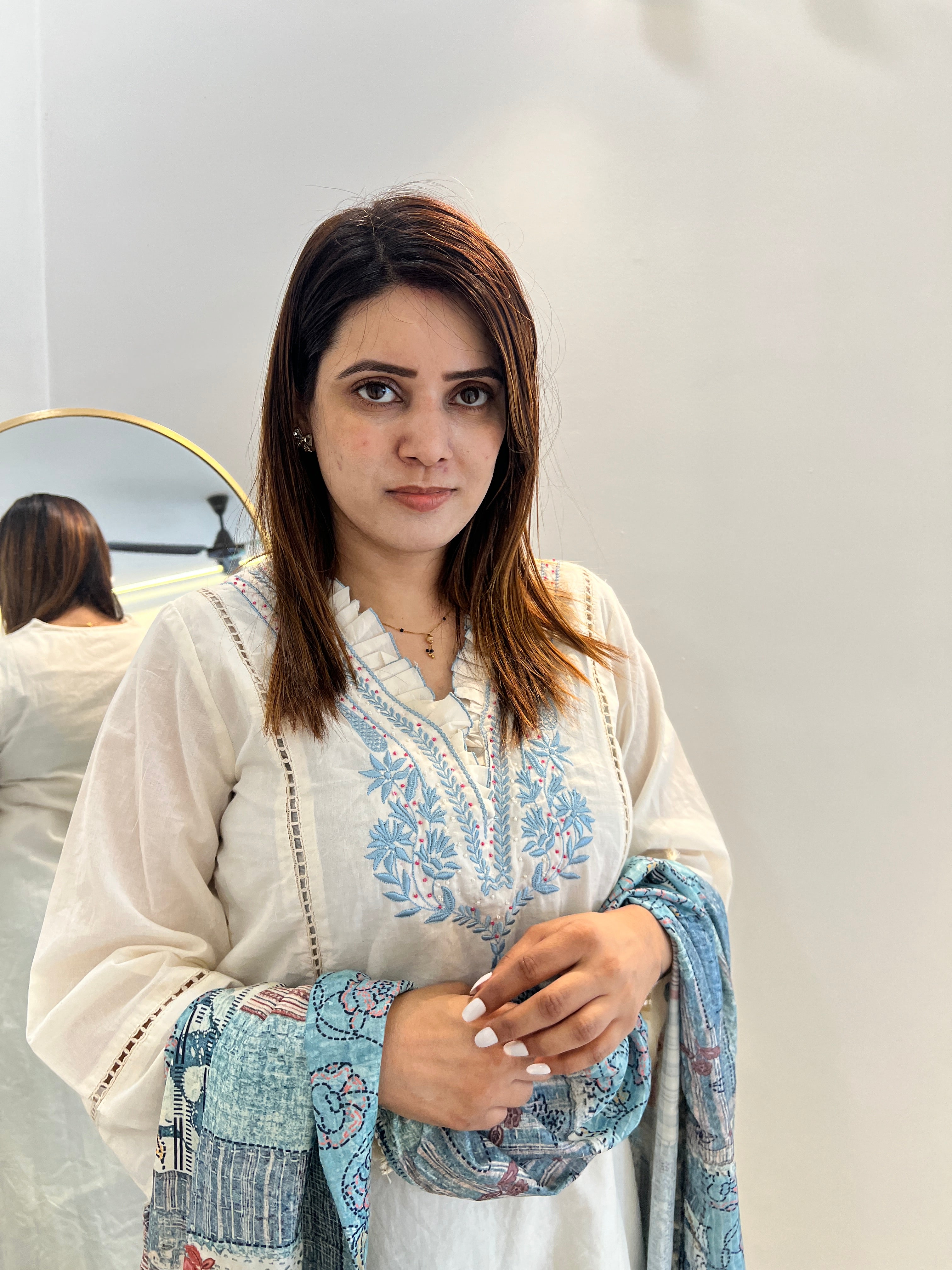 Cotton Muslin Fusion Suit