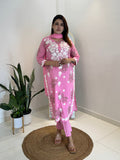 Lucknowi Floral Suit