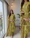 Alia Green Jaipur print Suit