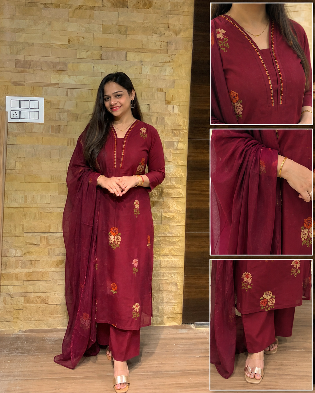 Cross Stitch Suit Set