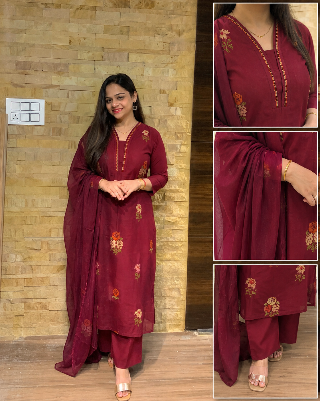 Cross Stitch Suit Set