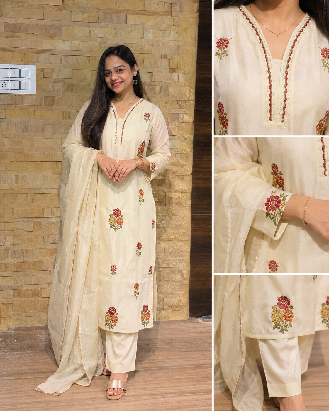 Cross Stitch Suit Set