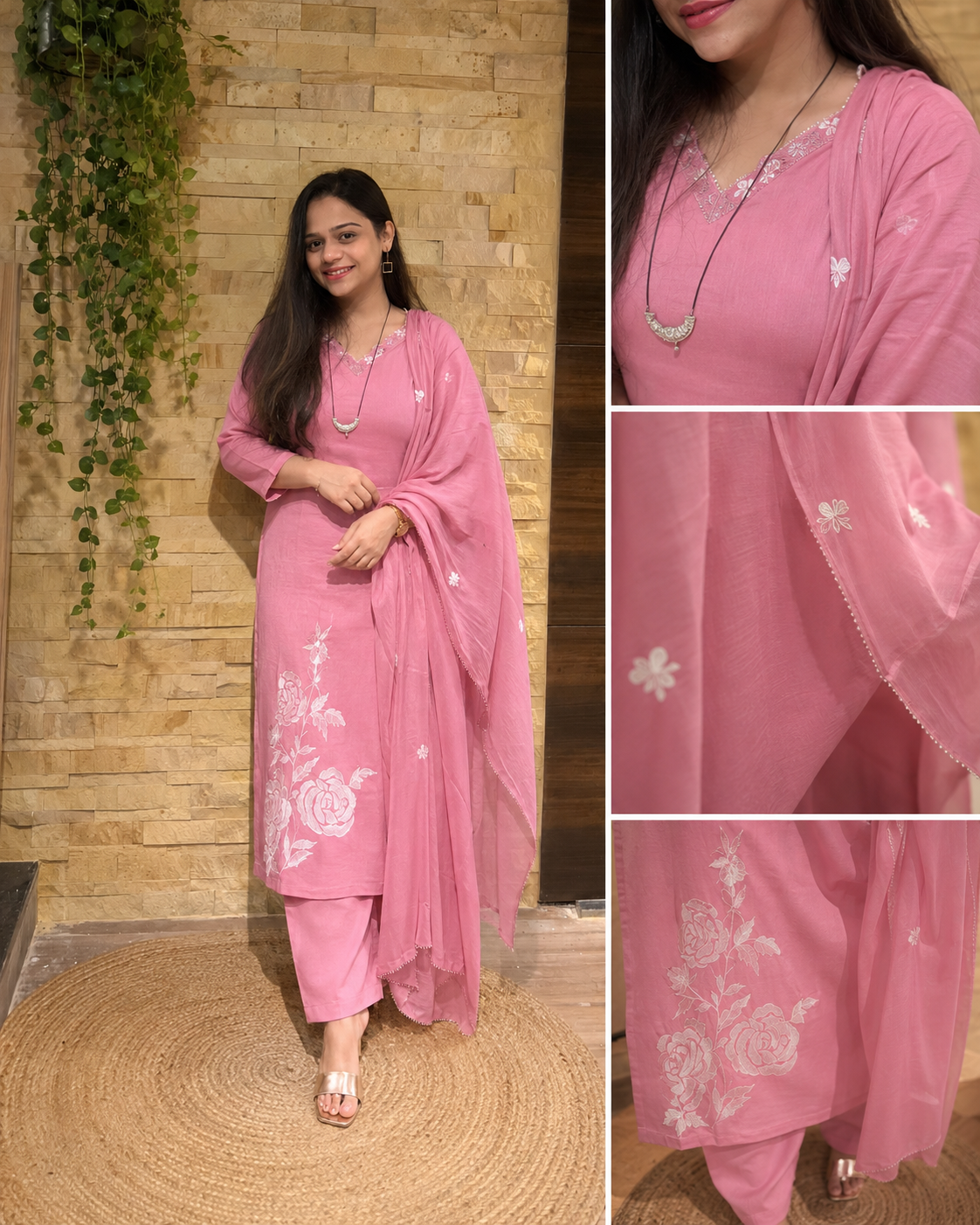 Baby Pink Flower Set